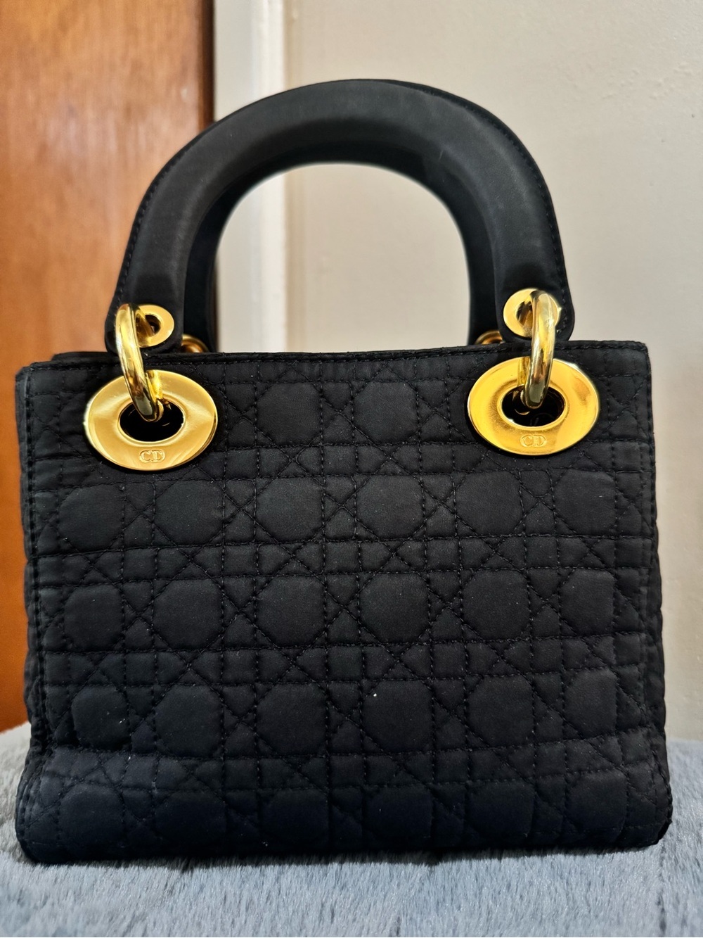 Lady Dior Mini Nylon Black - Picture 3 of 12